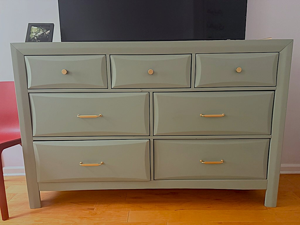 green dresser